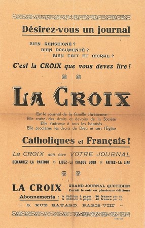HIV   Documents histoire la Croix   01